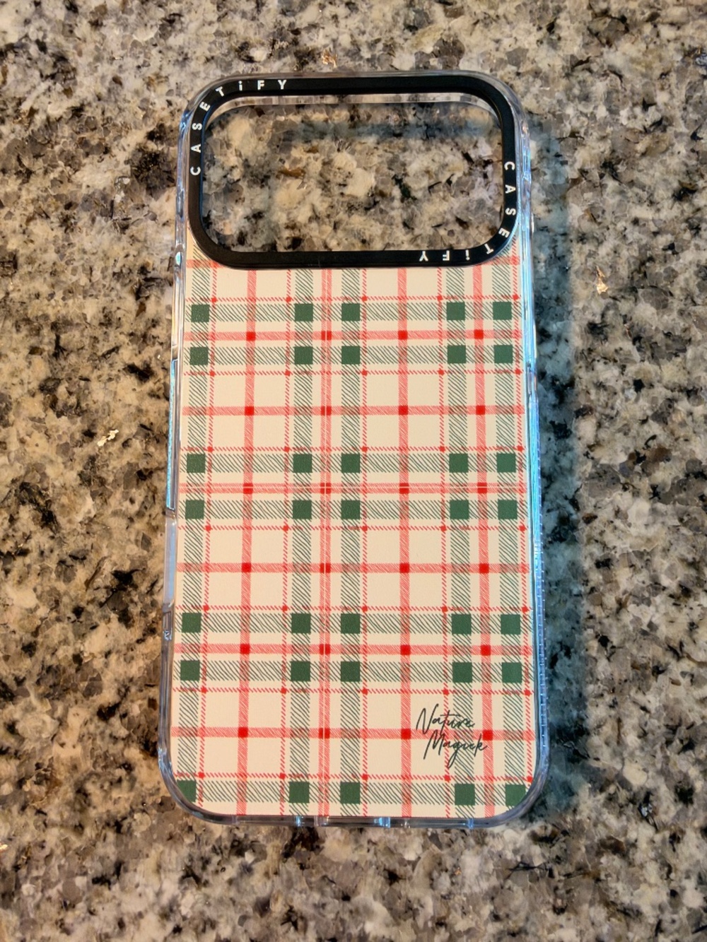 iPhone 17 Pro Max Case - Christmas Plaid